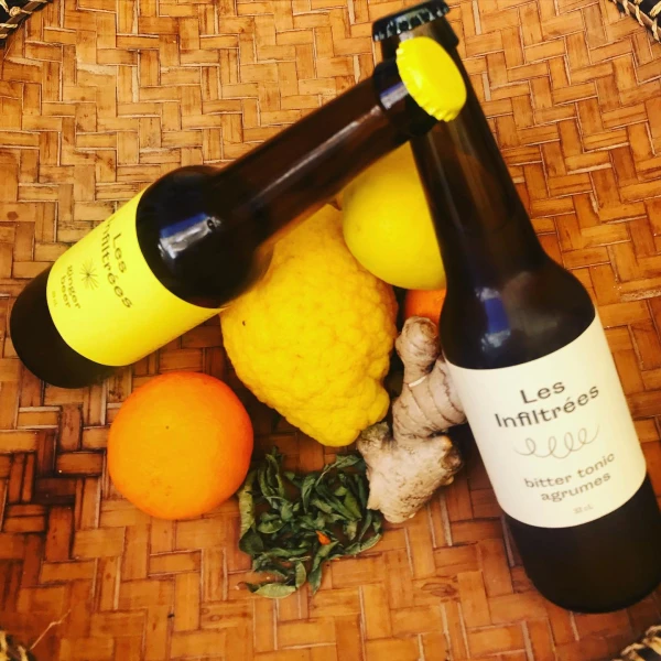 Ginger beer et Bitter Tonic Agrumes : on se retrouve pour les goûter au petit marché de #zoumaï  demain matin ? #fermentation #gingerbeer #marseille